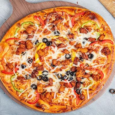 Crispy Chicken pizza kids