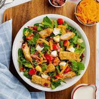 Crispy Fried Chicken Salad