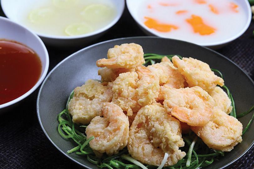 Crisp Fried Prawns