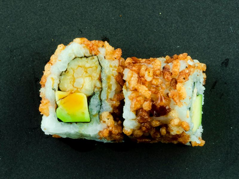 Crispy Shrimp With Avocado Roll