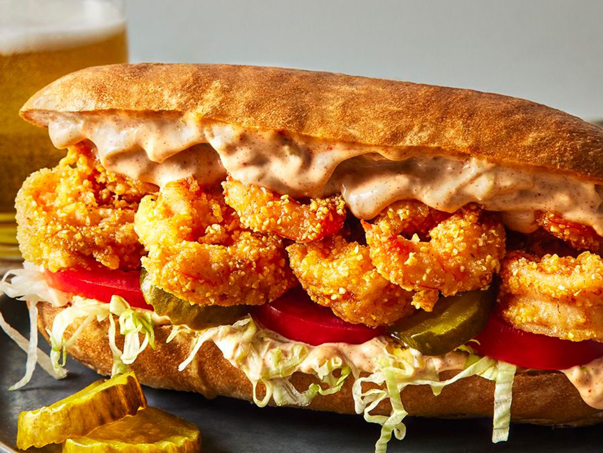 Crispy Shrimp Sandwich