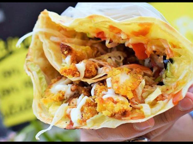 Crispy Chicken Crepe