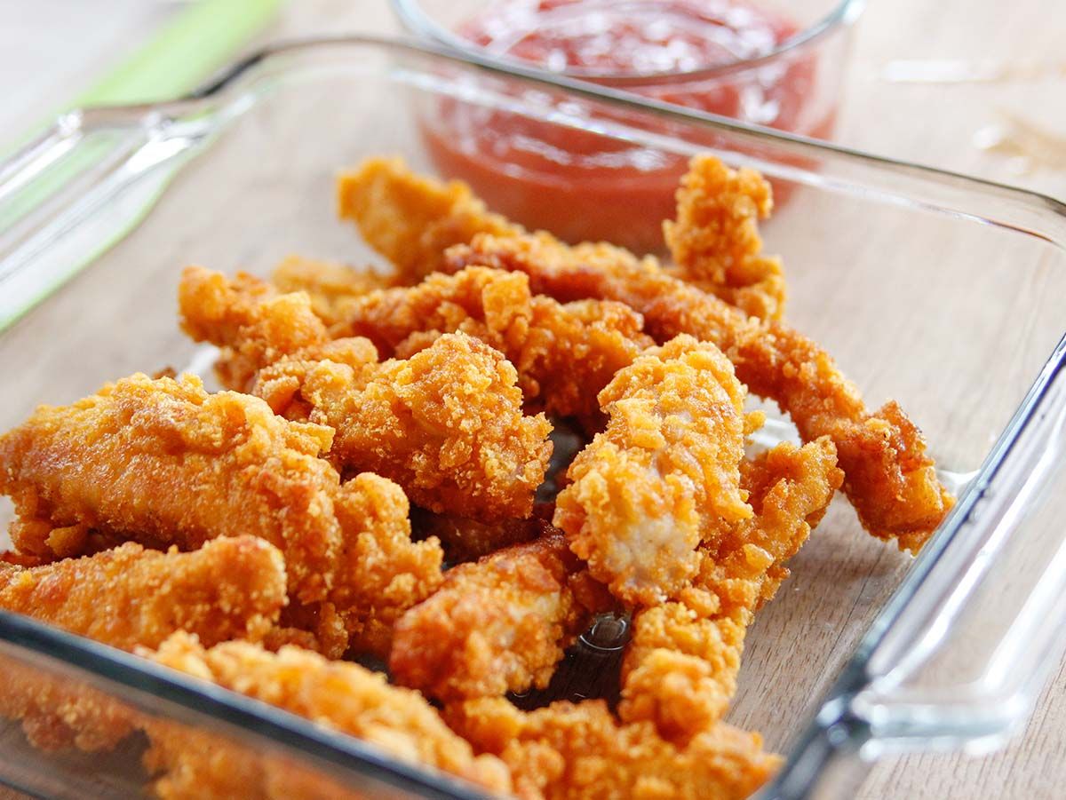 Crispy chicken strips