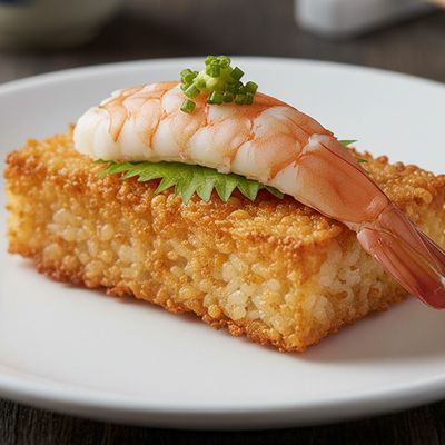 Crispy Rice Shrimp - Nigiri
