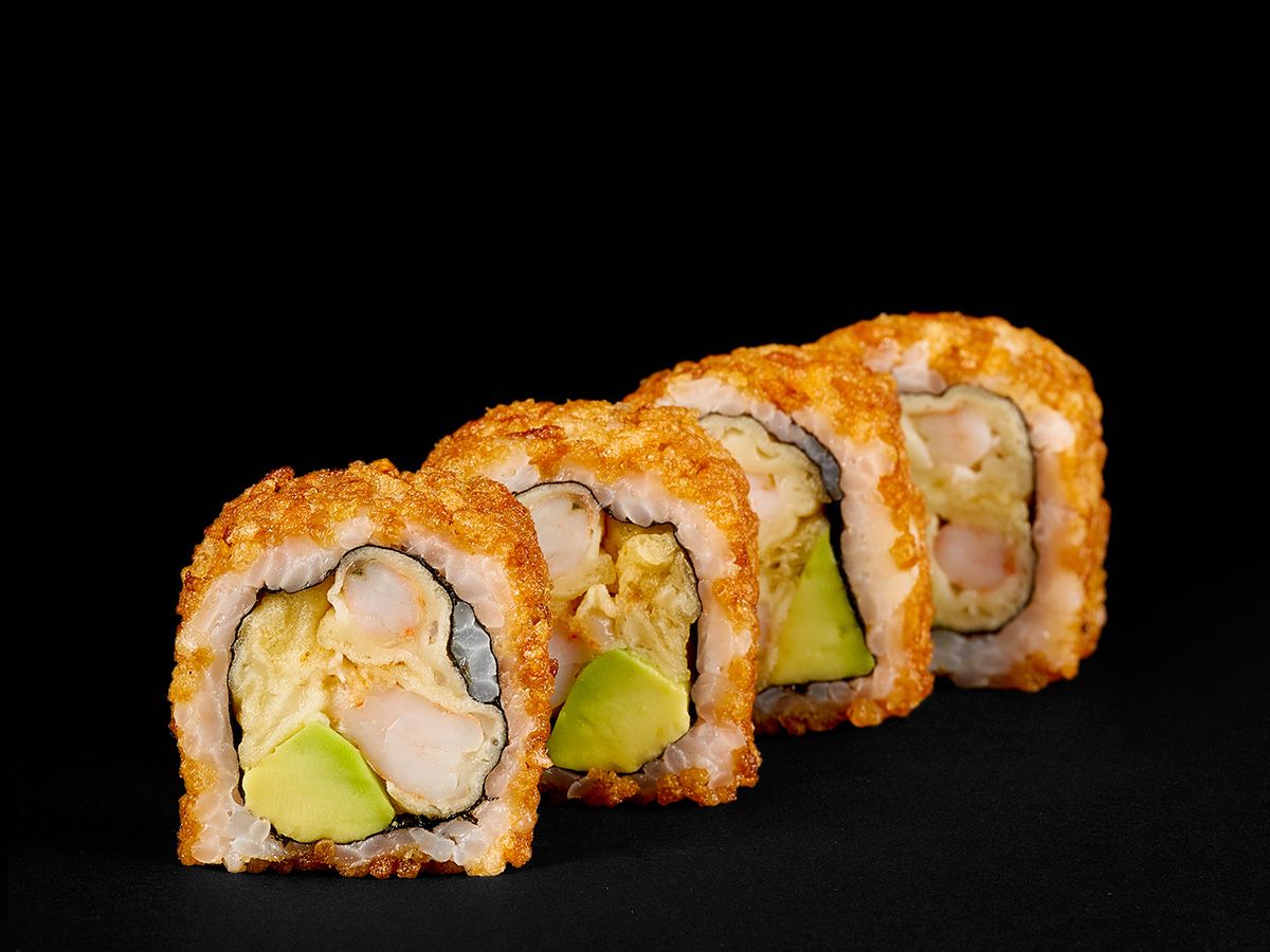Crispy Shrimp Avocado Roll 4 pieces