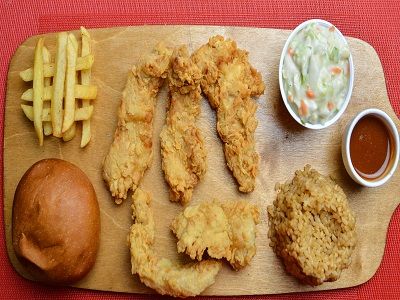 Crispy Chicken Strips Meal