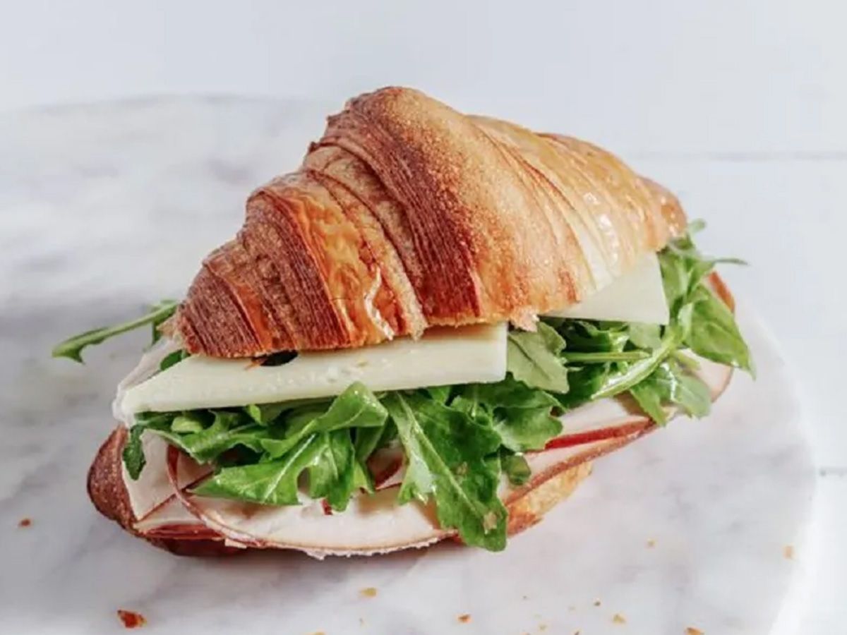 Croissant smoked turkey