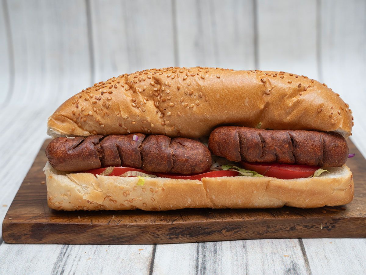 Plain hot dog
