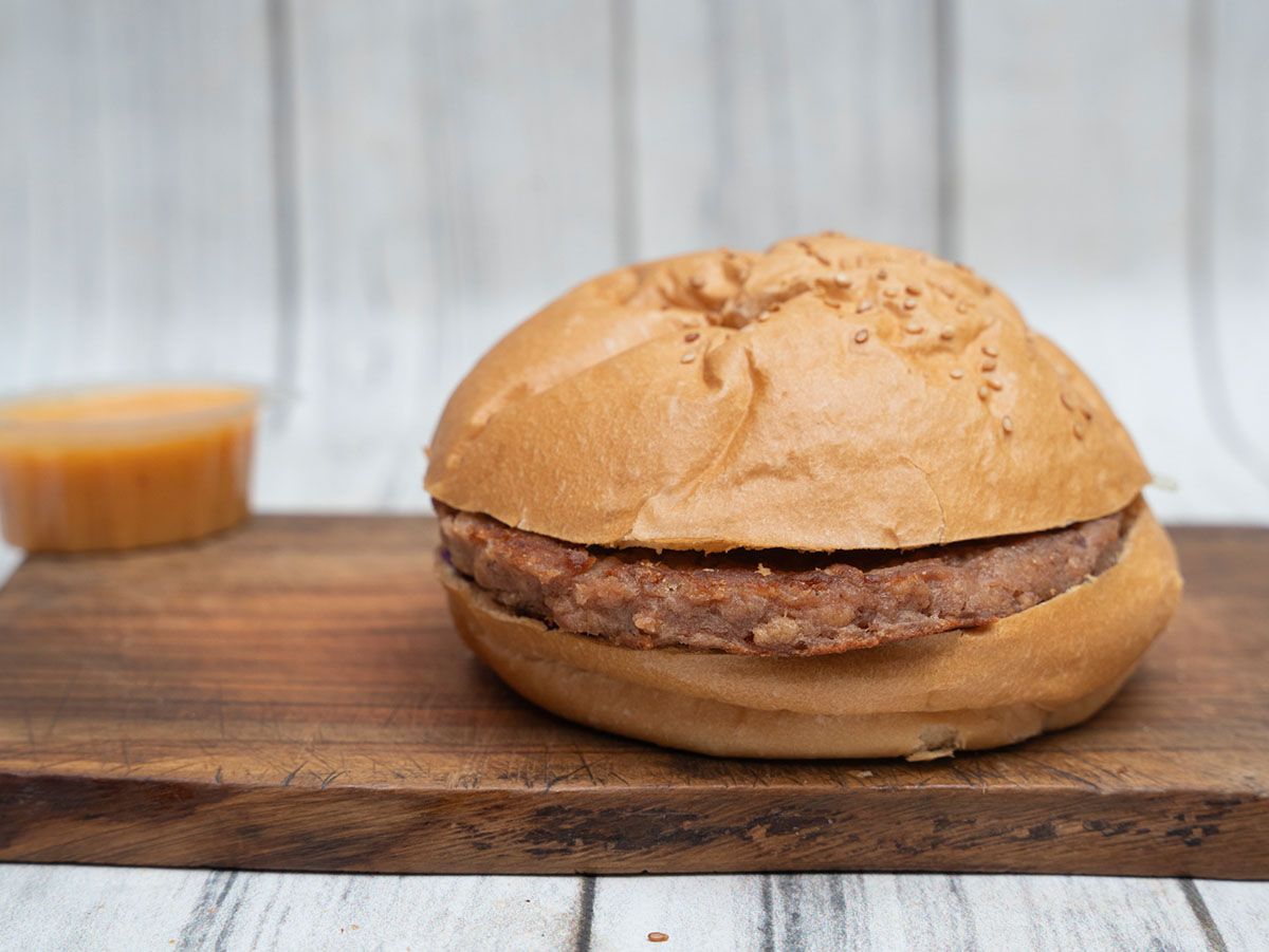 Single Plain burger