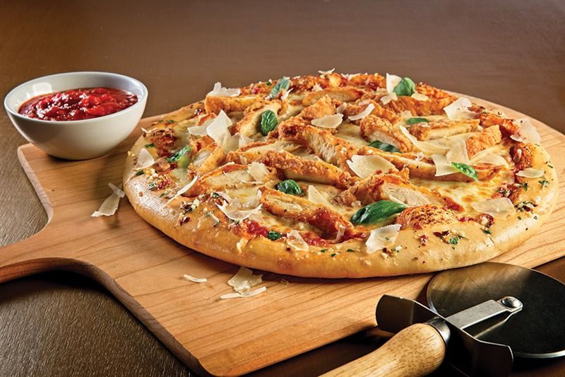 Crunchy Chicken Pizza