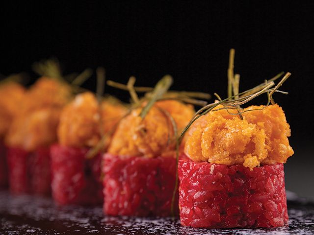 Appetizer Crunchy Salmon