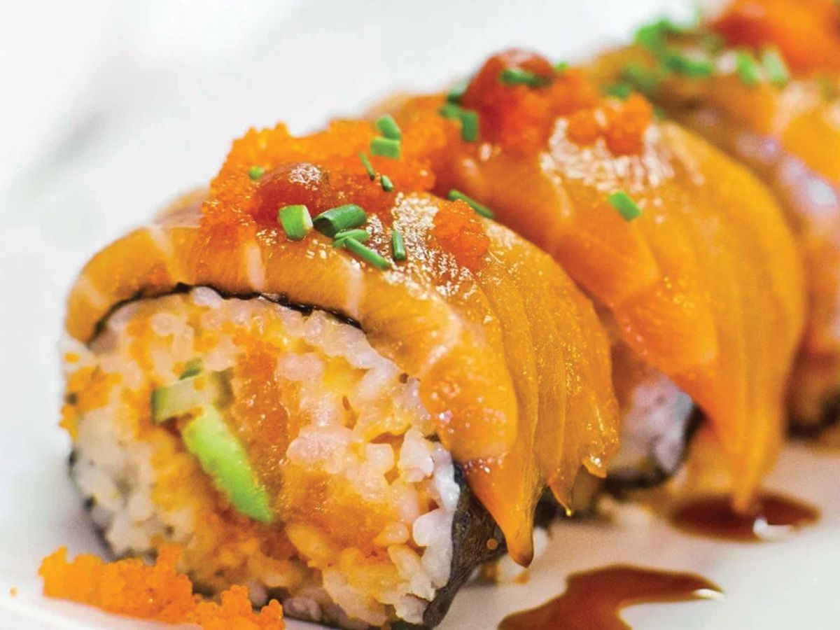 Crunchy spring salmon