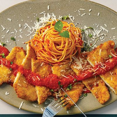 CRUSTED CHICKEN ROMANO