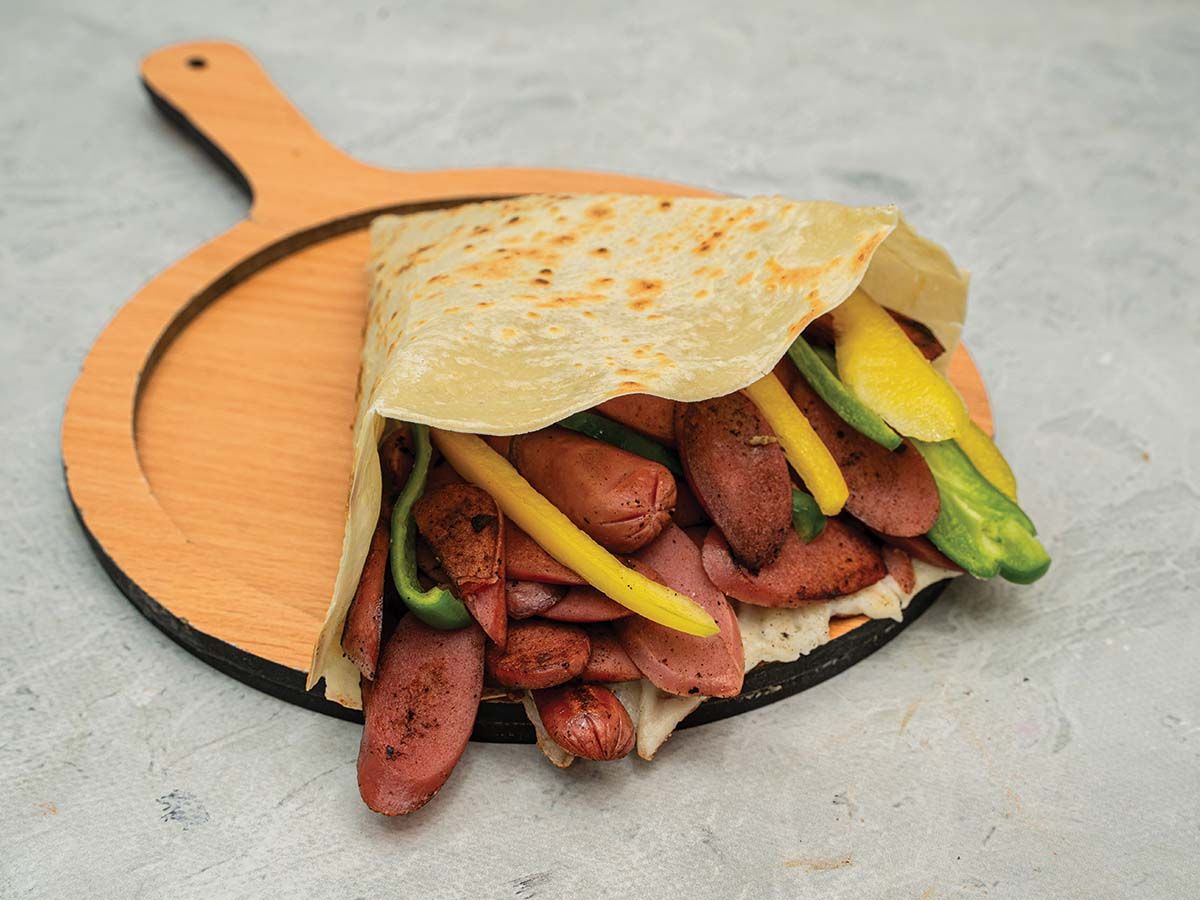Hot Dog Crepe