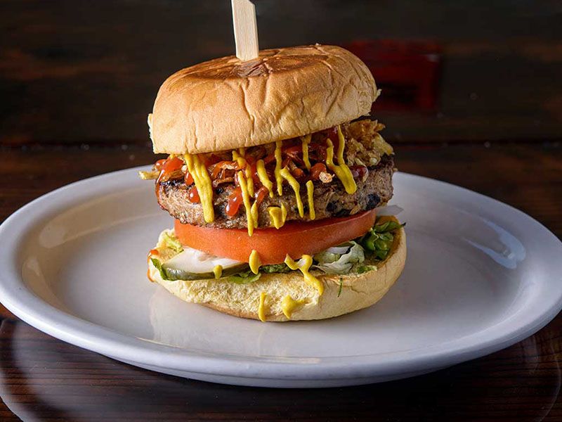 Cuban Beef Burger Sandwich