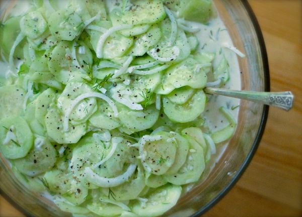 Cucumber Milk Salad