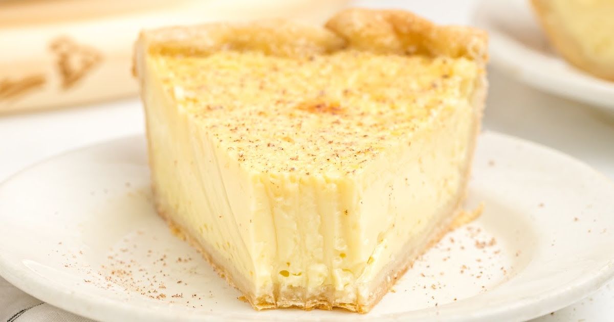 Plain Custard Cream Pie