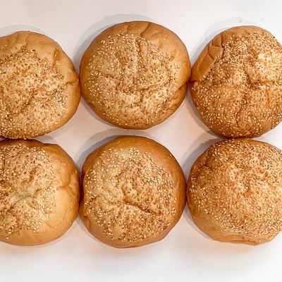 bun bread 6 pieces