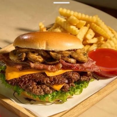 Truffle Mushroom Burger