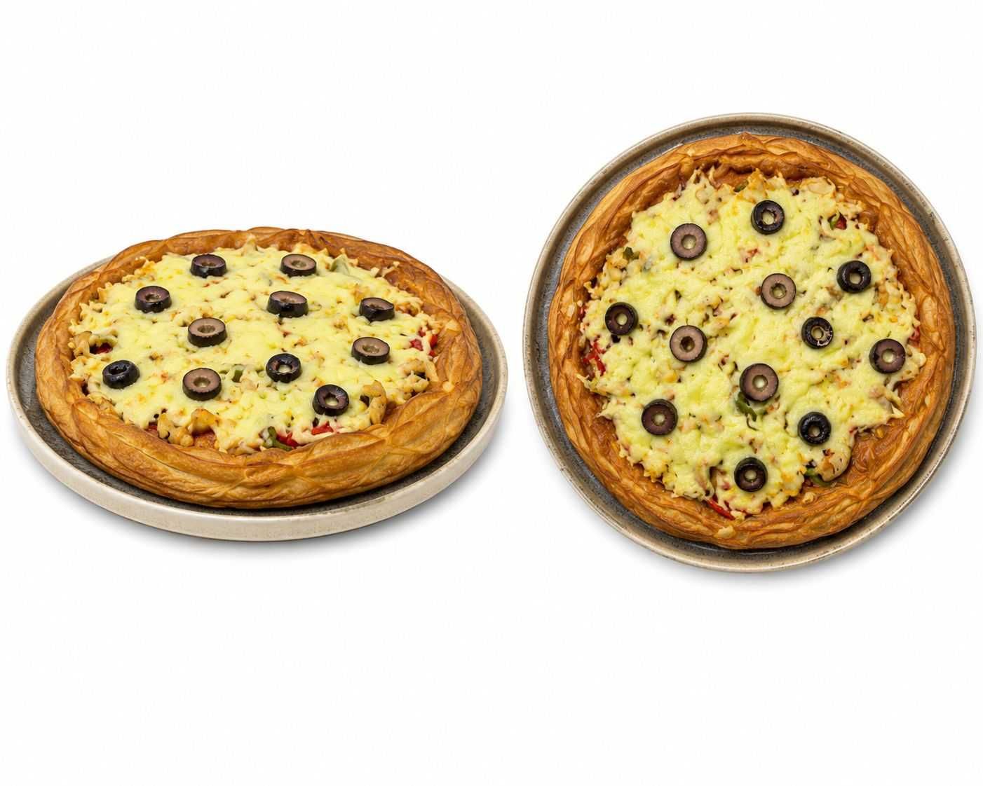 Chicken croissant pizza