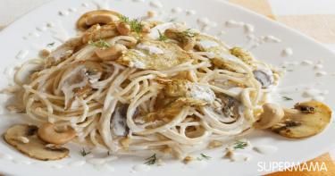 Spaghetti Pasta With Mushroom