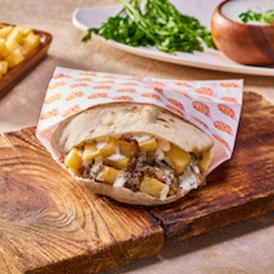 Potato Fatta with Minced Meat Sandwich