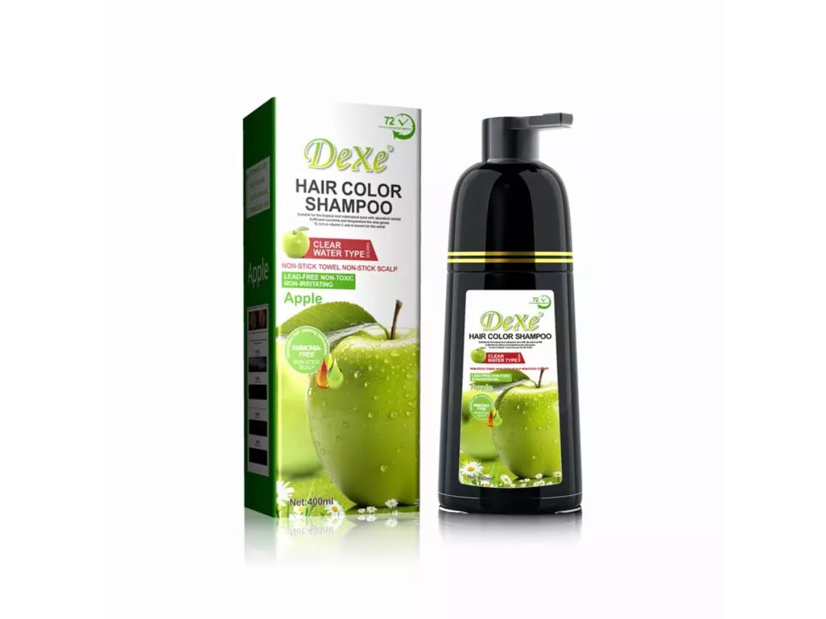Dexe Apple Scent Black Hair Shampoo 400 Ml