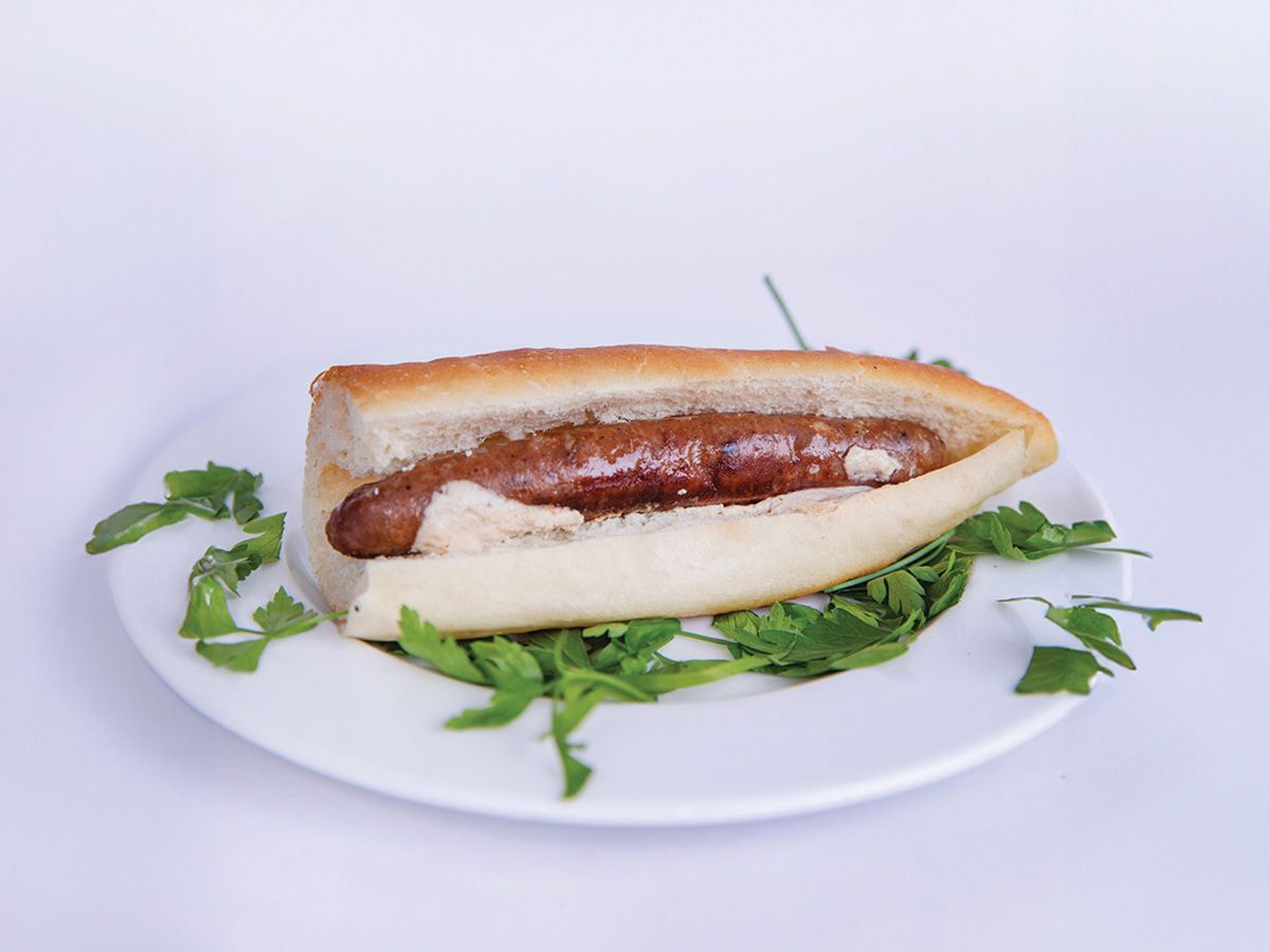 Baladi Oriental Sausage Sandwich