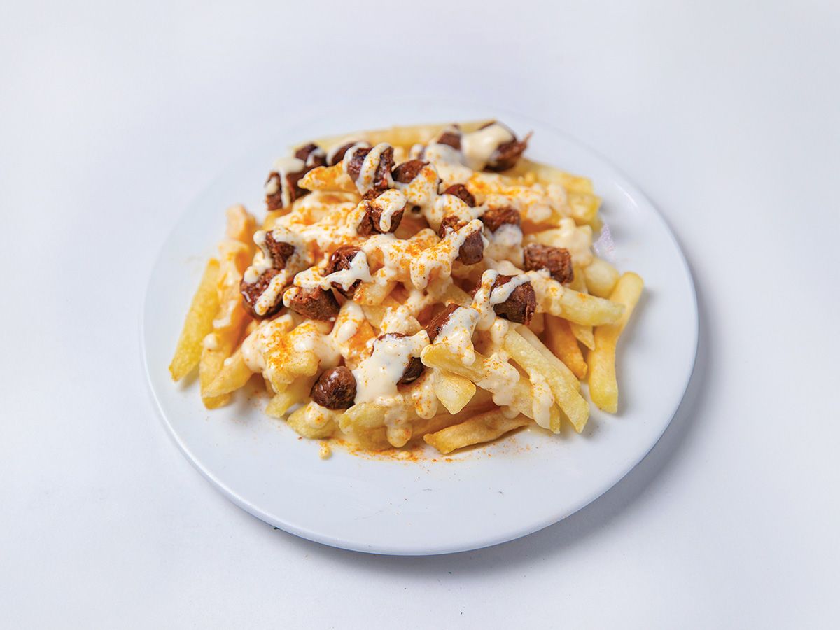 Cheddar Sausage Fries