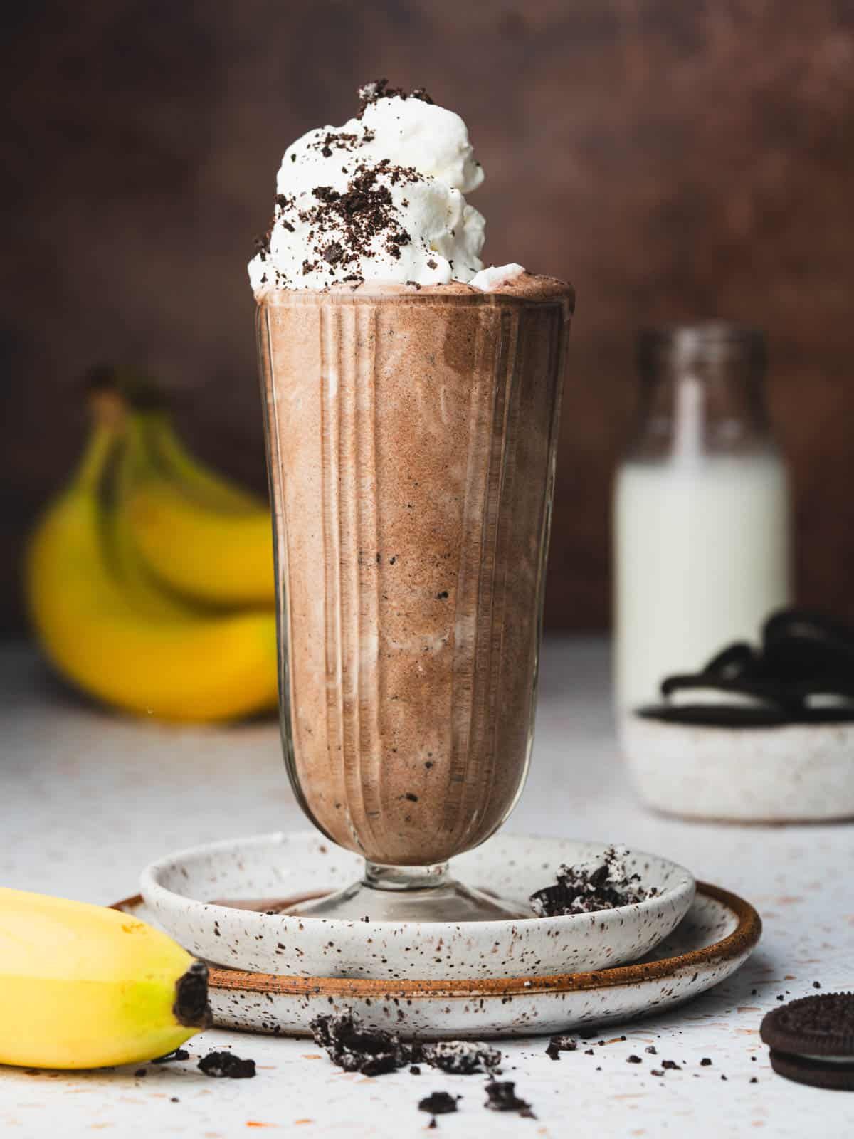 Dark Banana Milkshake