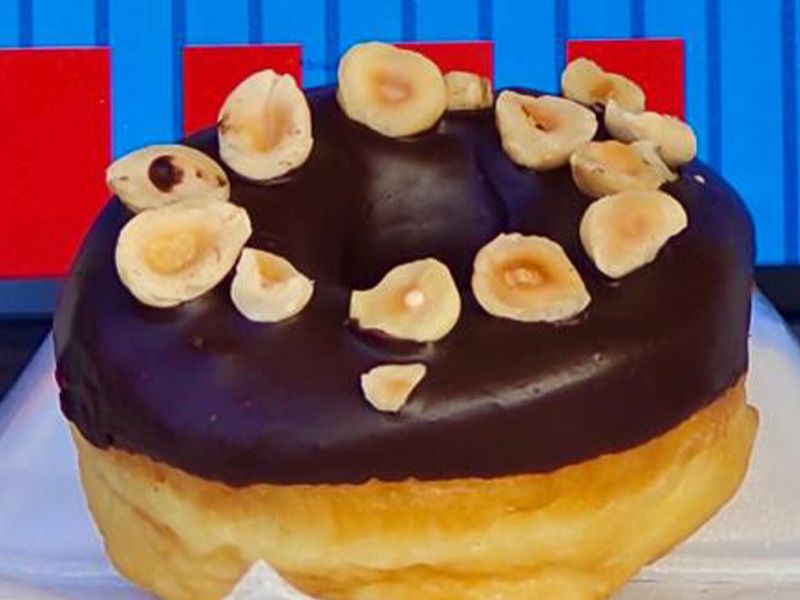 Dark Chocolate Ring Donut