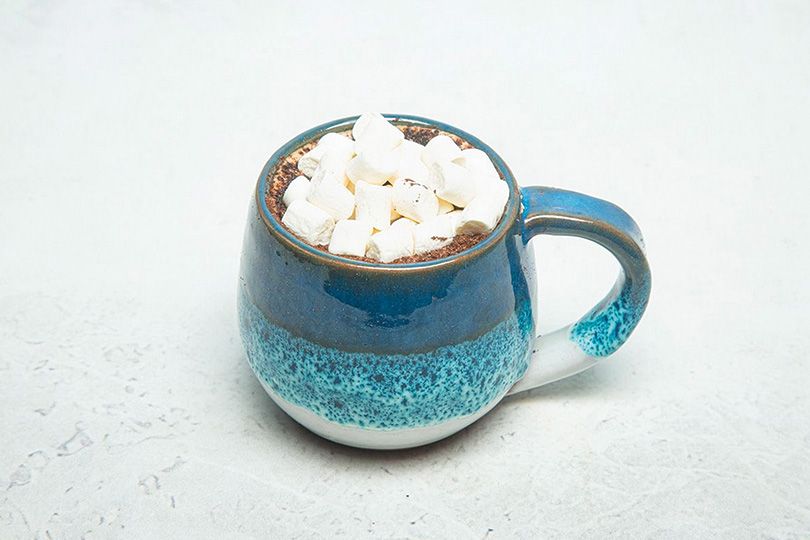 Dark Hot Chocolate With Marshmallow