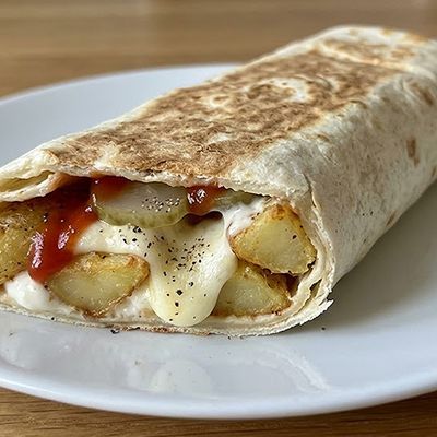 Lazeez potatoes Roll Sandwich
