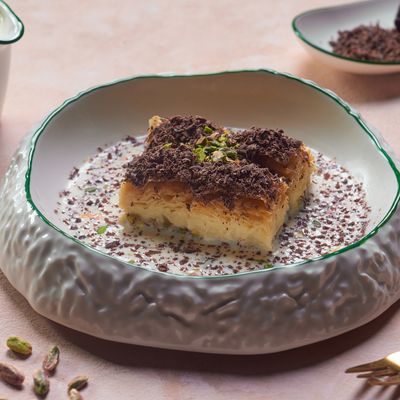 Cold Baklava With Milk