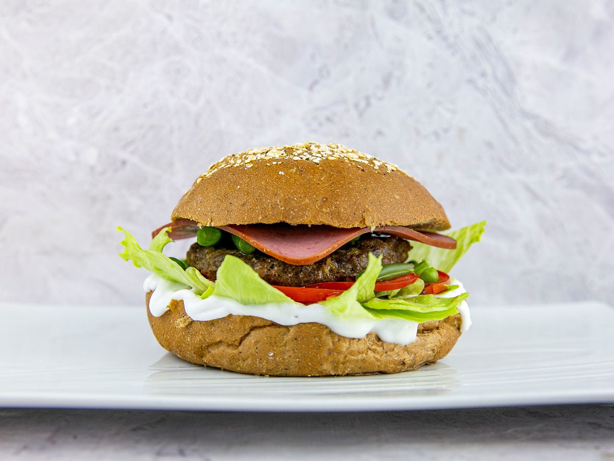 Beef Bacon Meat Burger