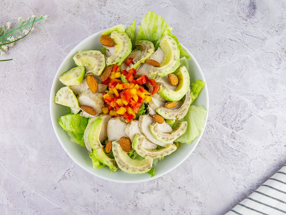 chicken and avocado salad