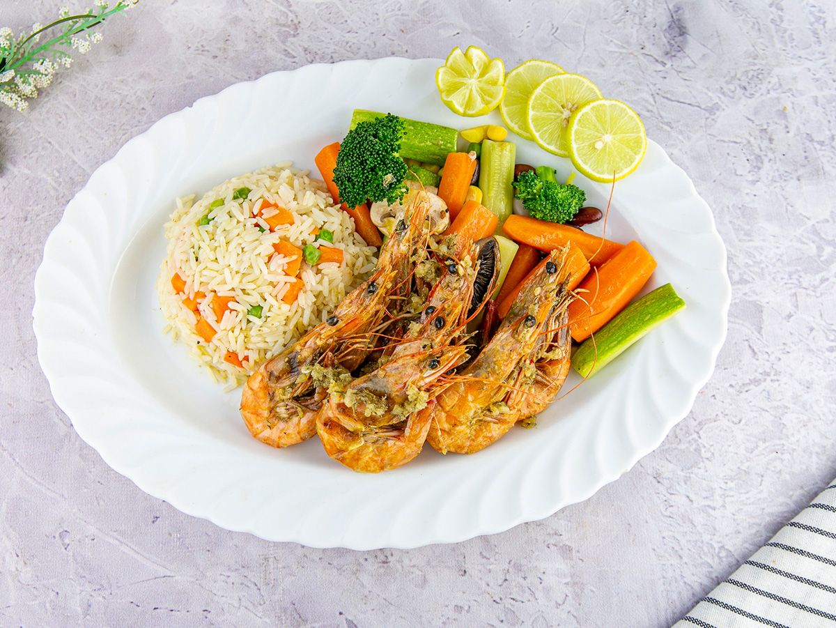 garlic shrimp meal