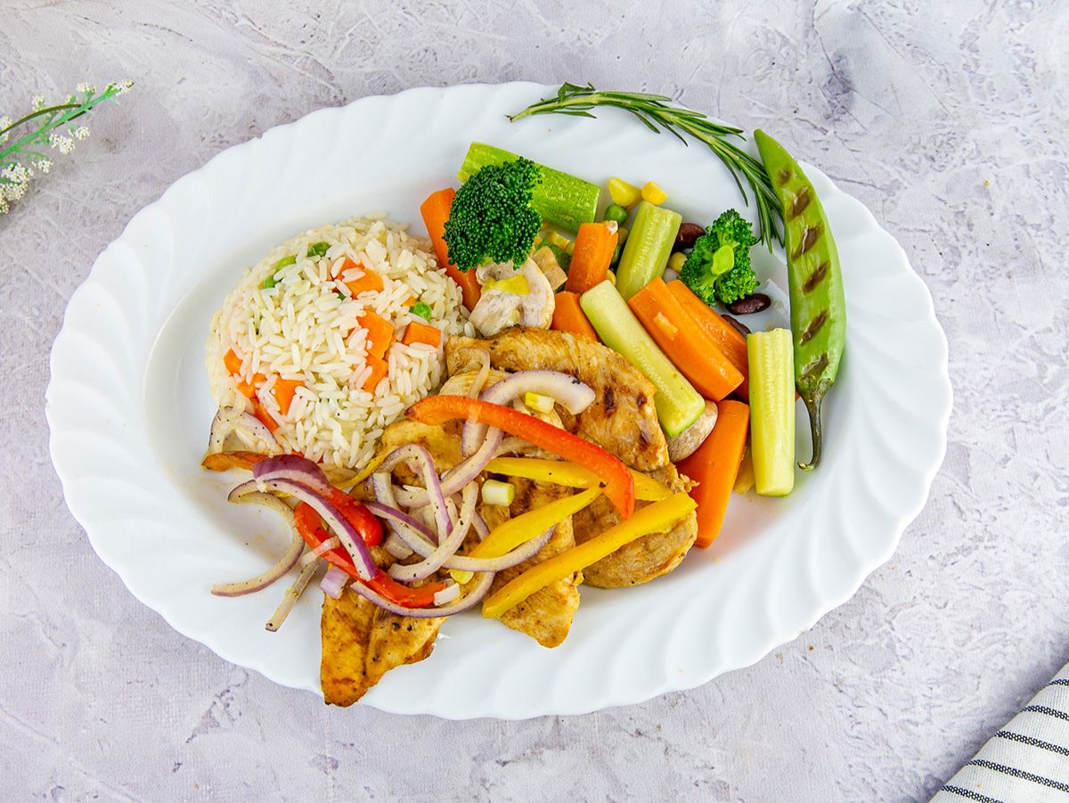 grilled chicken meal
