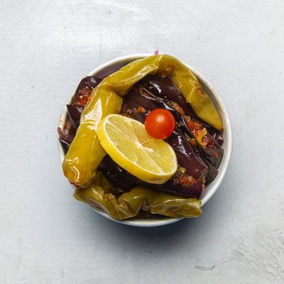 Pickled eggplant