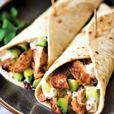 Double Arabic chicken shawarma Sandwich