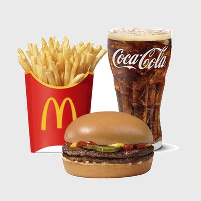 Double Hamburger Medium Meal