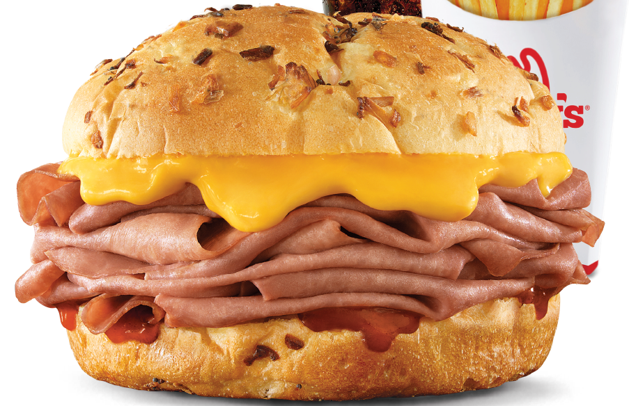 Deluxe Beef N Cheddar Sandwich