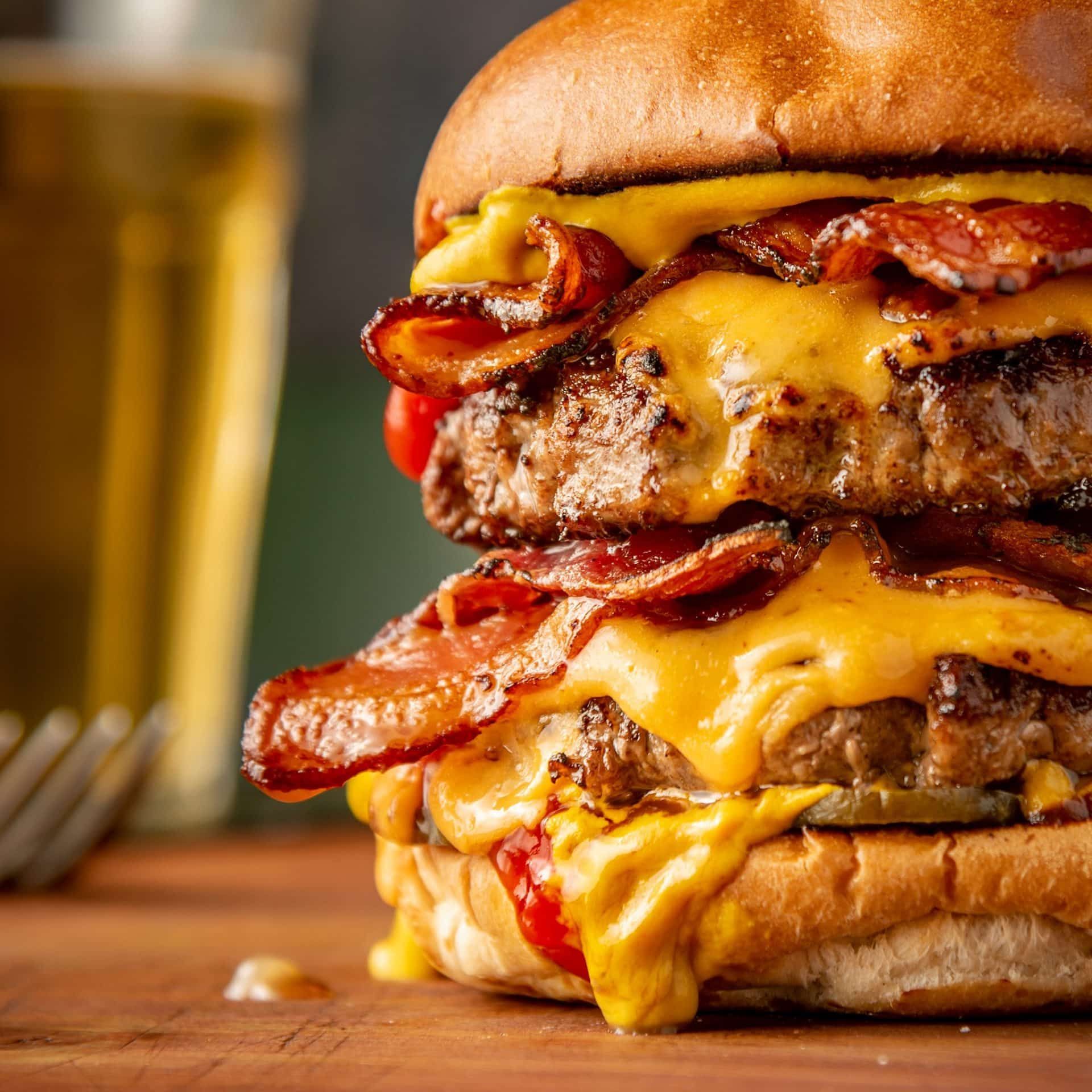 Double Burger Sandwich