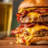 Double Burger Sandwich