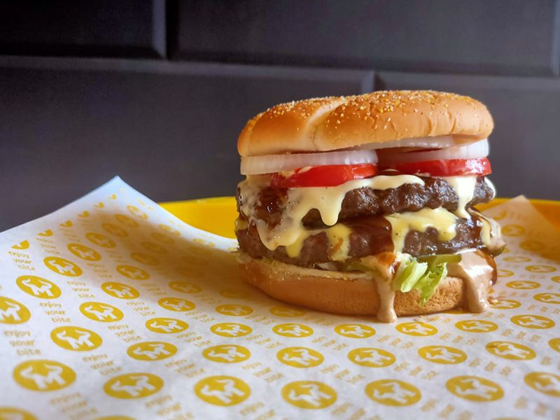 Double Burger Sandwich