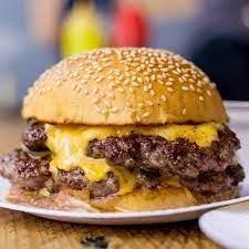 Double Beef Burger Sandwich