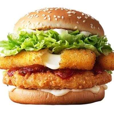 Double Cheese With Mozzarella Sticks Chicken Sandwich