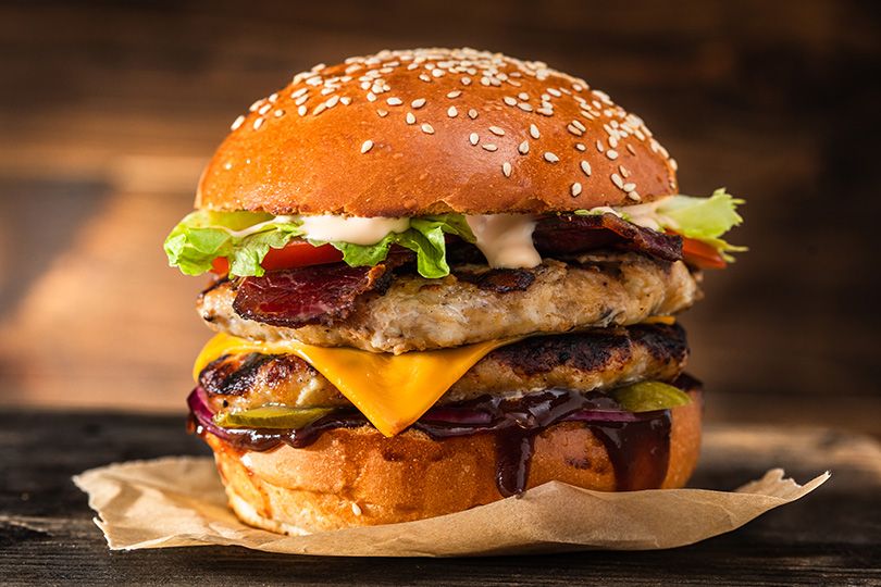 Double Chicken Burger