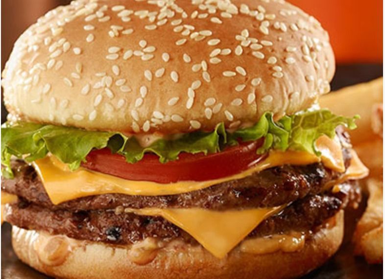 Double Melted Burger Sandwich