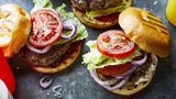 Double Homemade Black Horse Burger